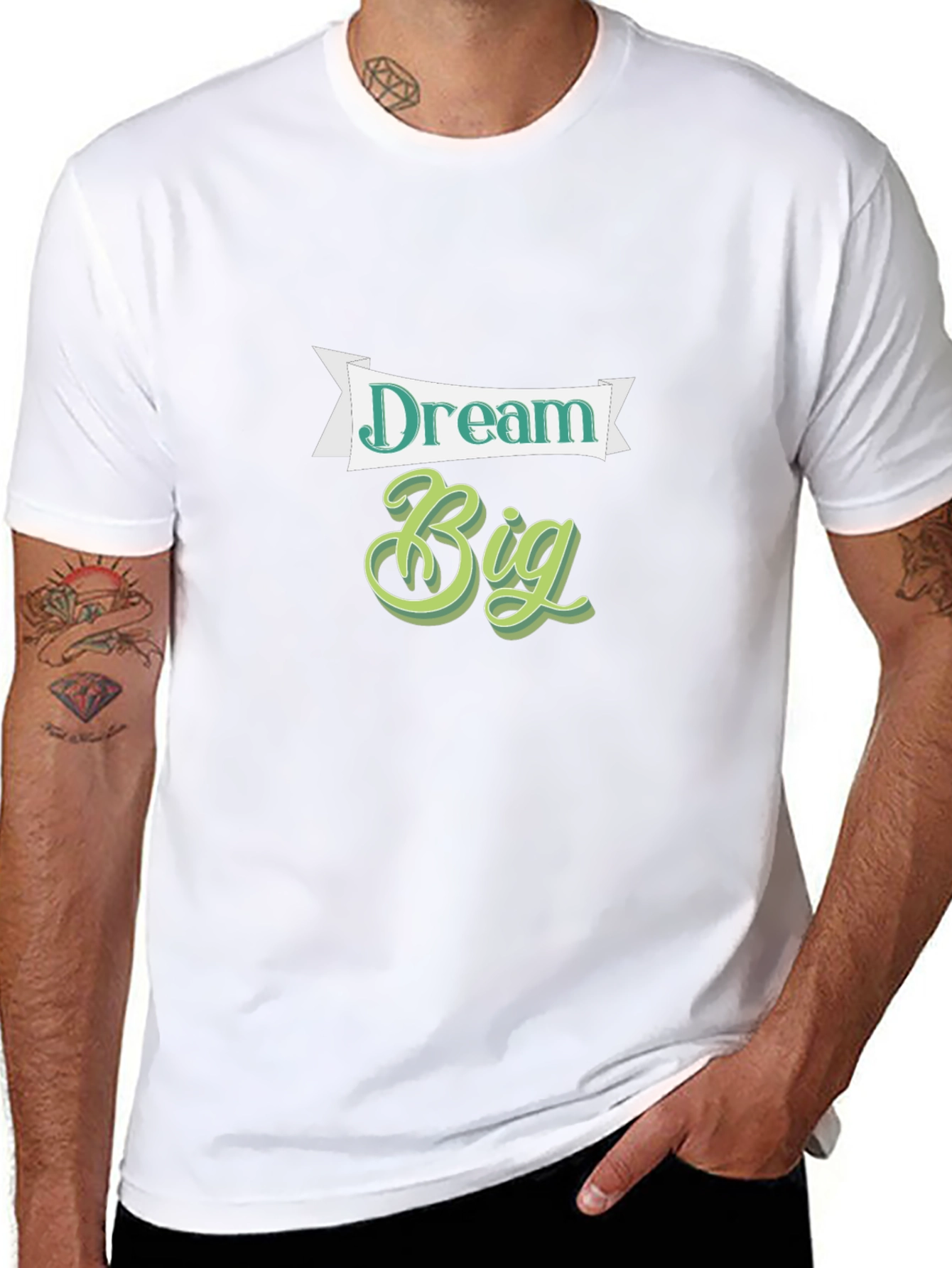 Dream Big Graphic Tee - Inspirational T-Shirt
