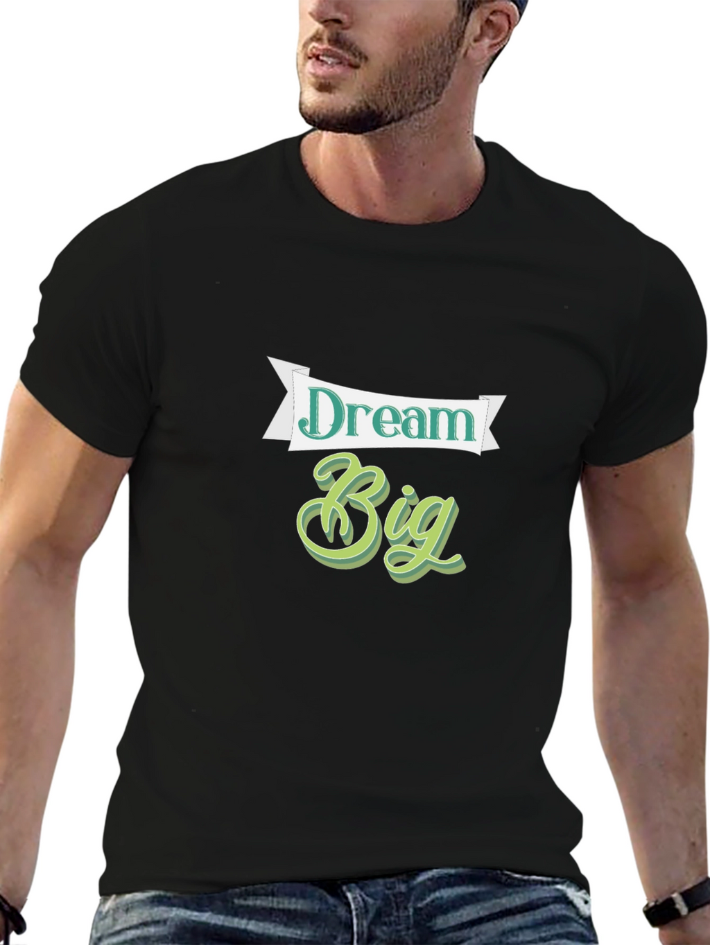 Dream Big Graphic Tee - Inspirational T-Shirt