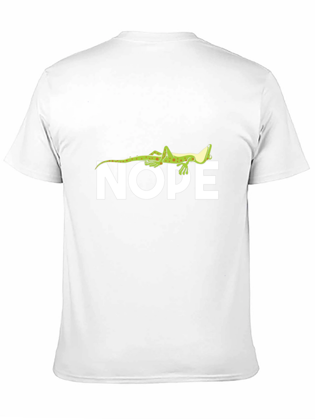 Nope Lizard T-Shirt - Comfy Black Tee