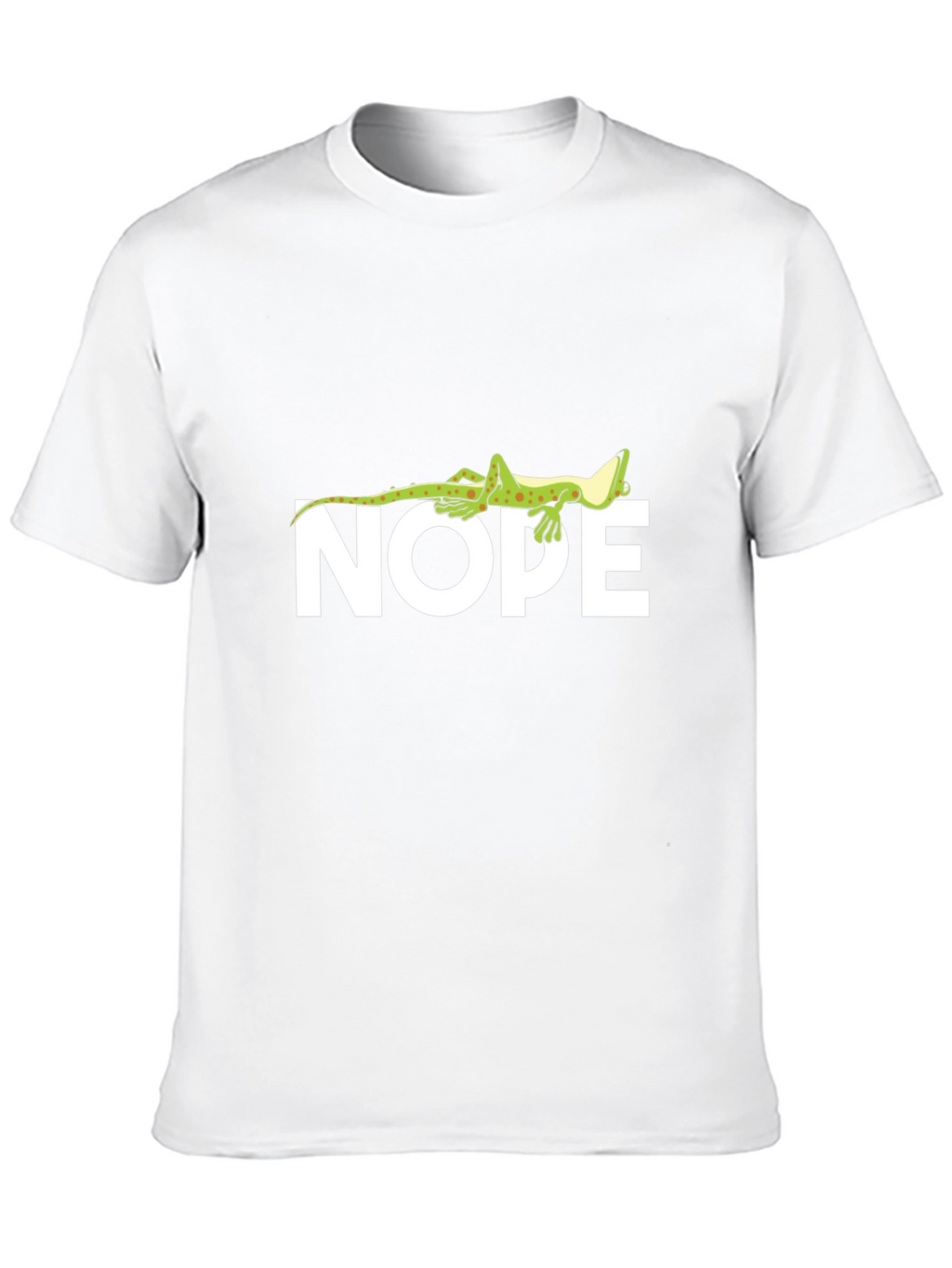 Nope Lizard T-Shirt - Comfy Black Tee