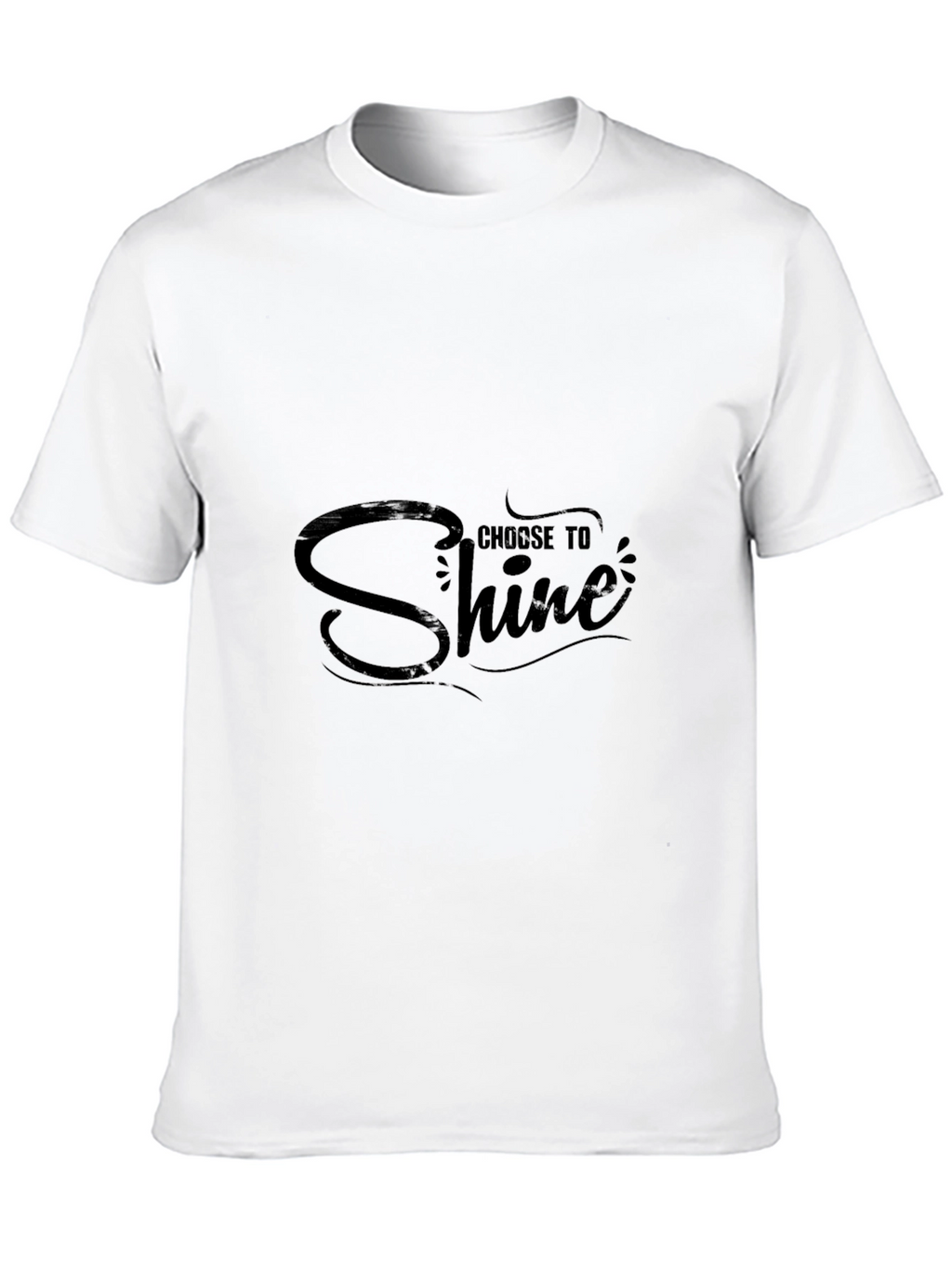 Choose to Shine - Mens Black Graphic Tee