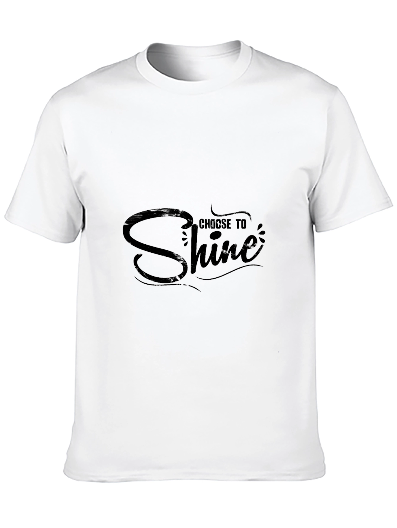 Choose to Shine - Mens Black Graphic Tee