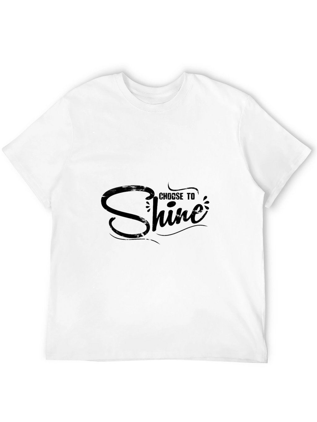 Choose to Shine - Mens Black Graphic Tee