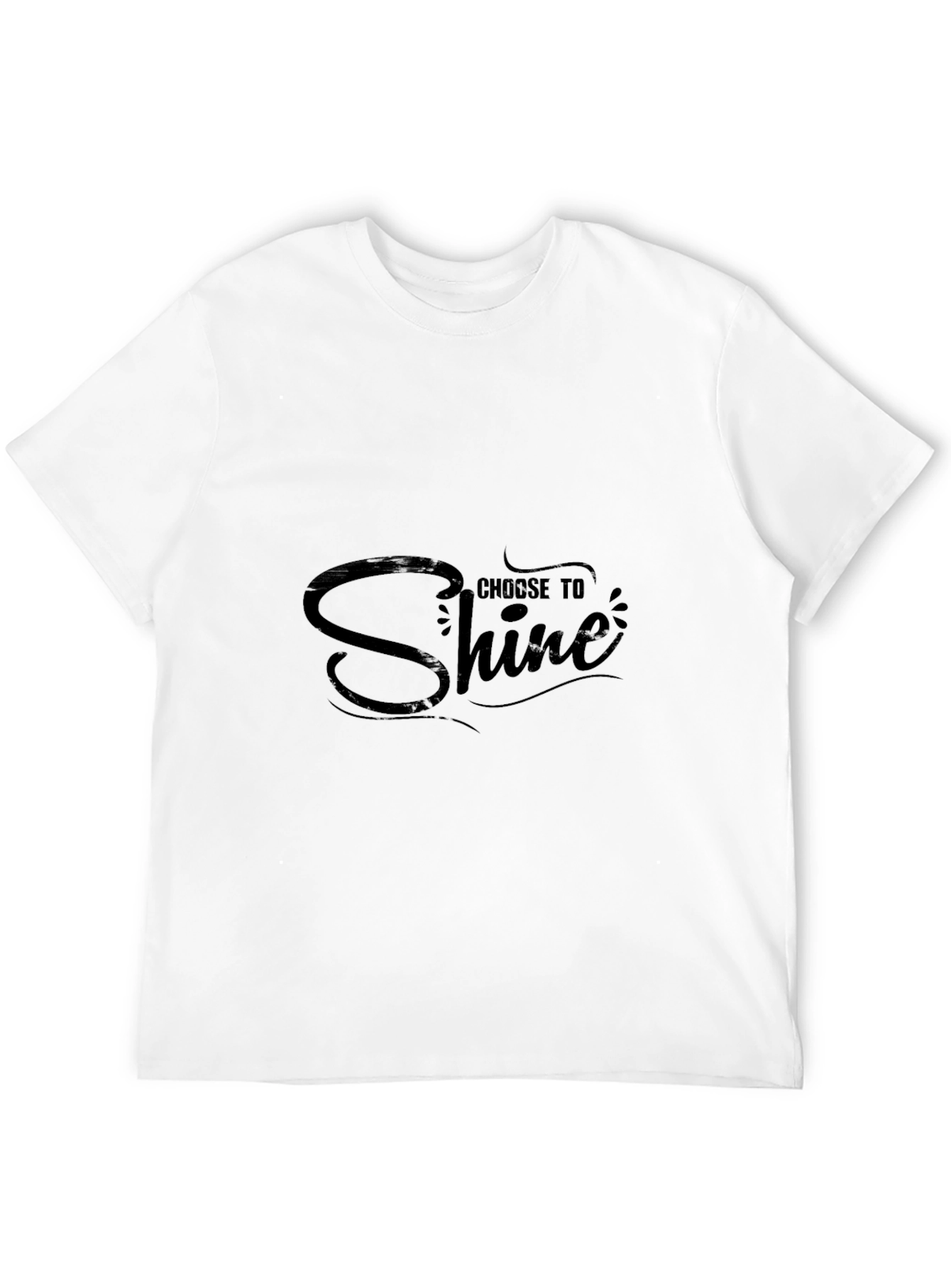 Choose to Shine - Mens Black Graphic Tee