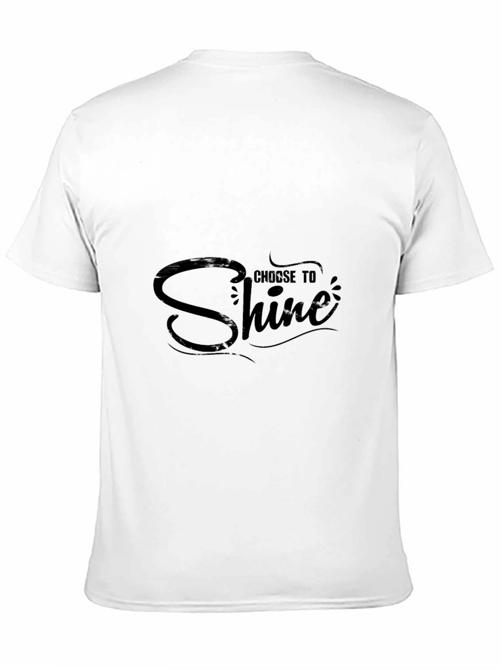 Choose to Shine - Mens Black Graphic Tee