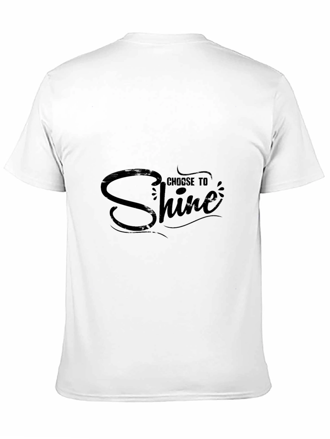 Choose to Shine - Mens Black Graphic Tee