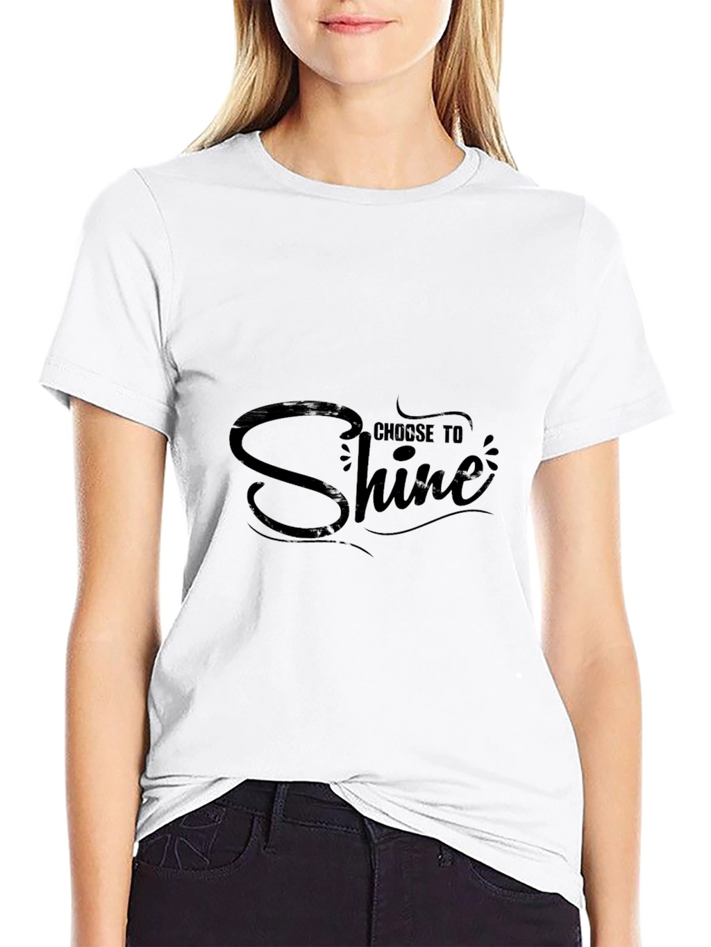 Choose to Shine - Mens Black Graphic Tee