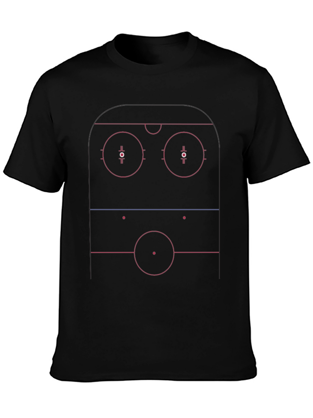 Hockey Rink Diagram Tee