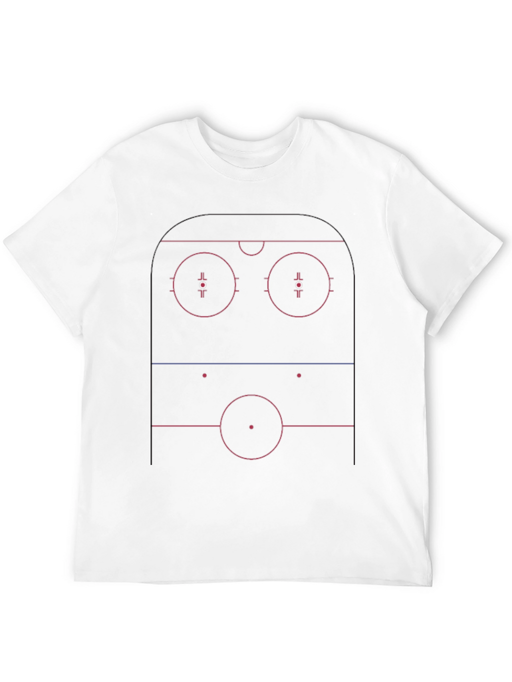 Hockey Rink Diagram Tee
