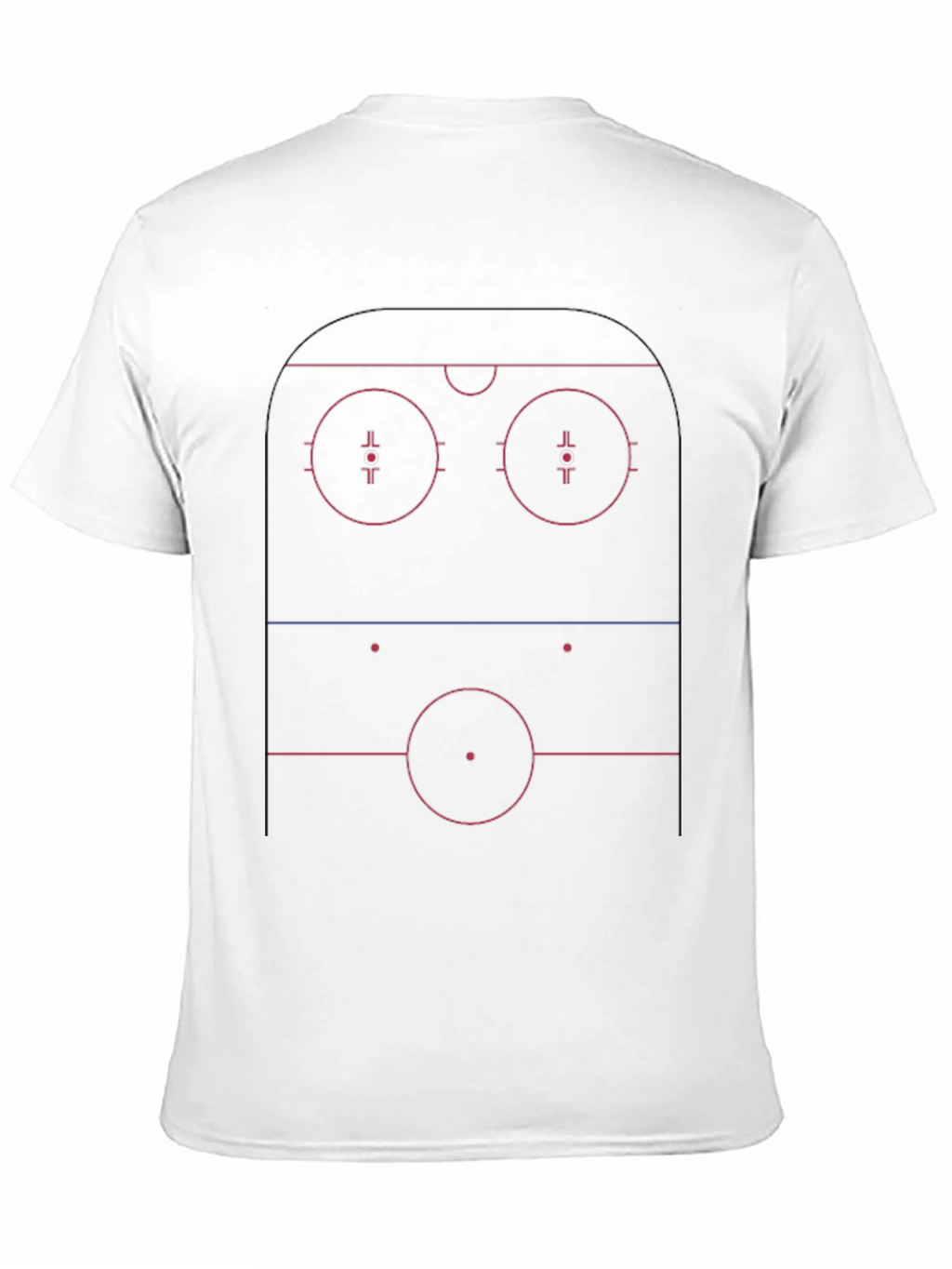 Hockey Rink Diagram Tee