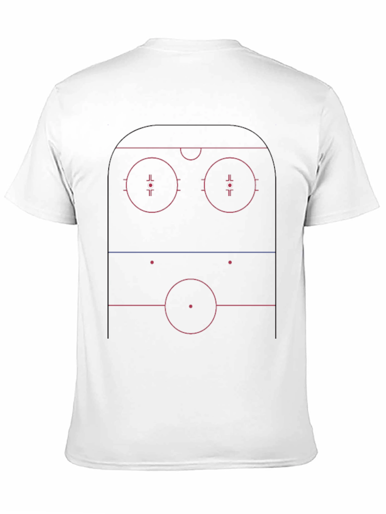 Hockey Rink Diagram Tee