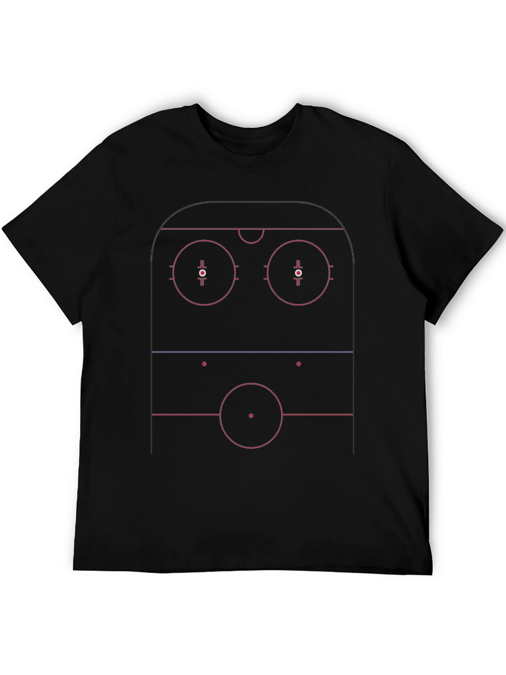 Hockey Rink Diagram Tee