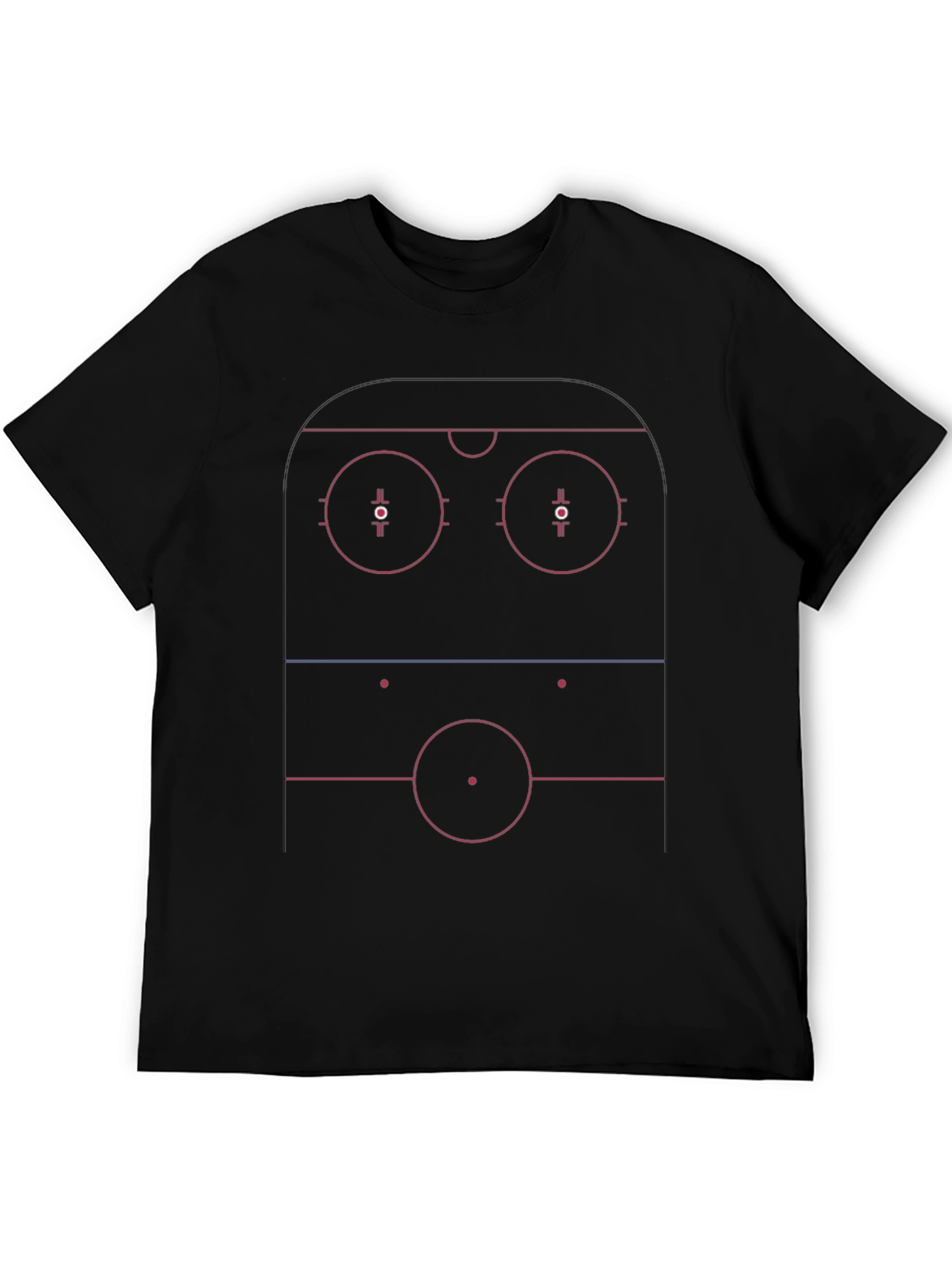 Hockey Rink Diagram Tee