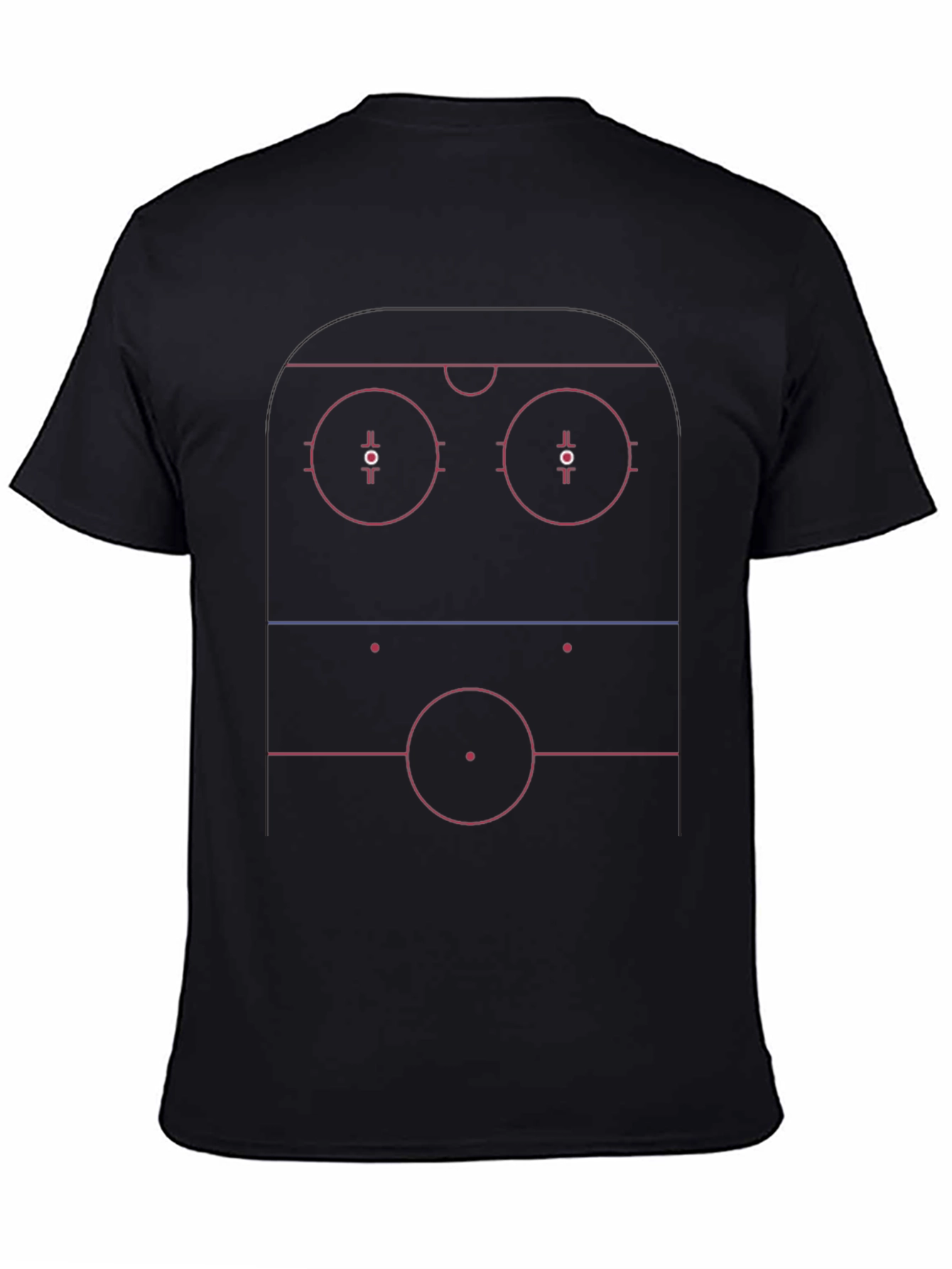 Hockey Rink Diagram Tee