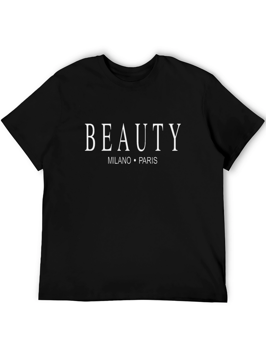Beauty Milano Paris Black Graphic Tee