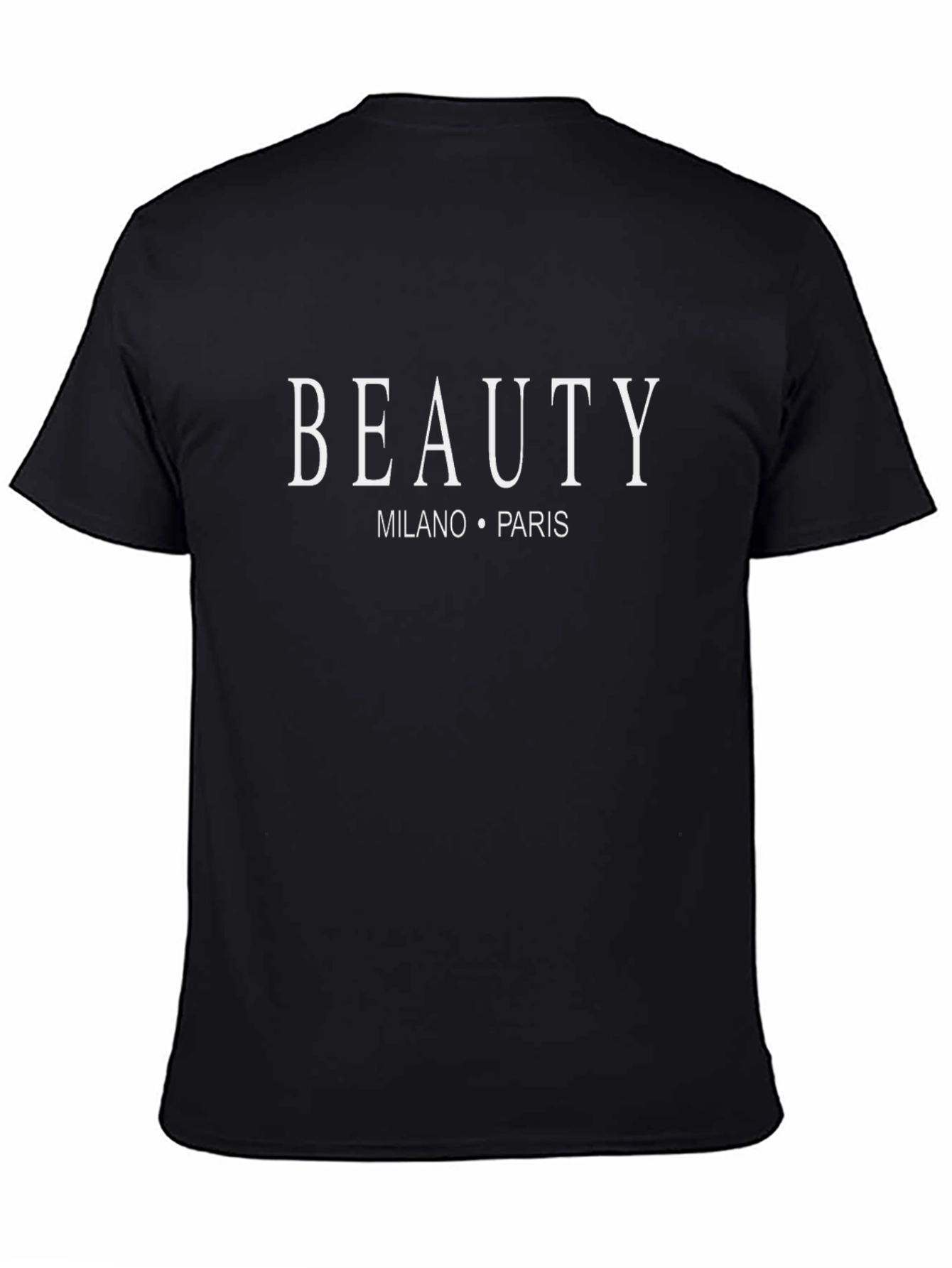 Beauty Milano Paris Black Graphic Tee