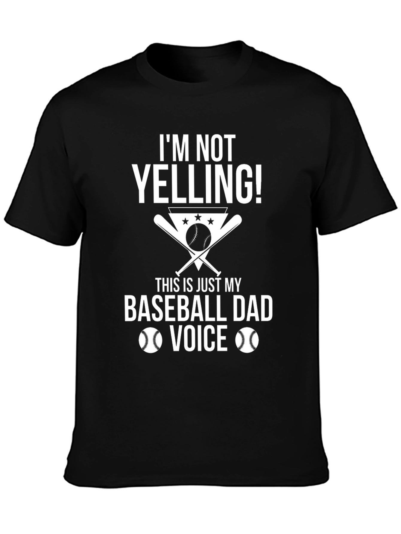 Baseball Dad Voice T-Shirt