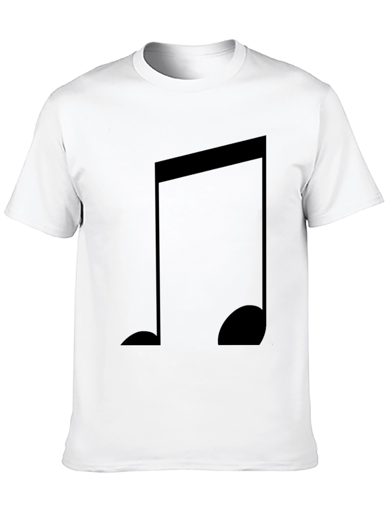 Musical Note Graphic Tee - Classic Style