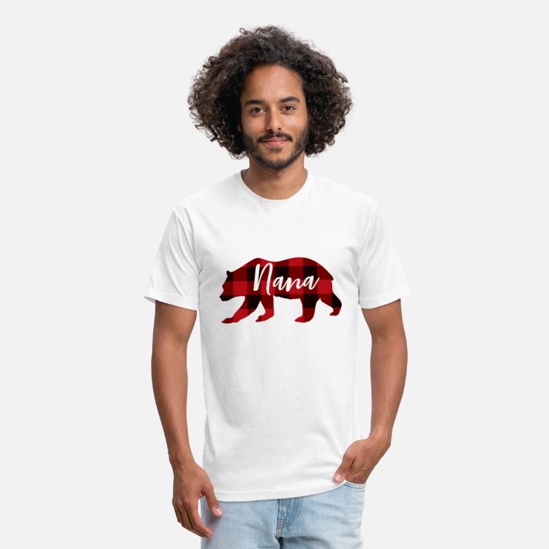 Nana Bear Grandma Plaid