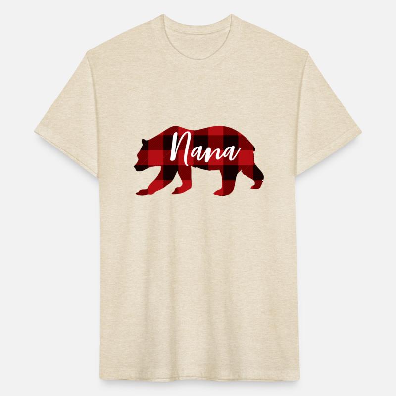 Nana Bear Grandma Plaid