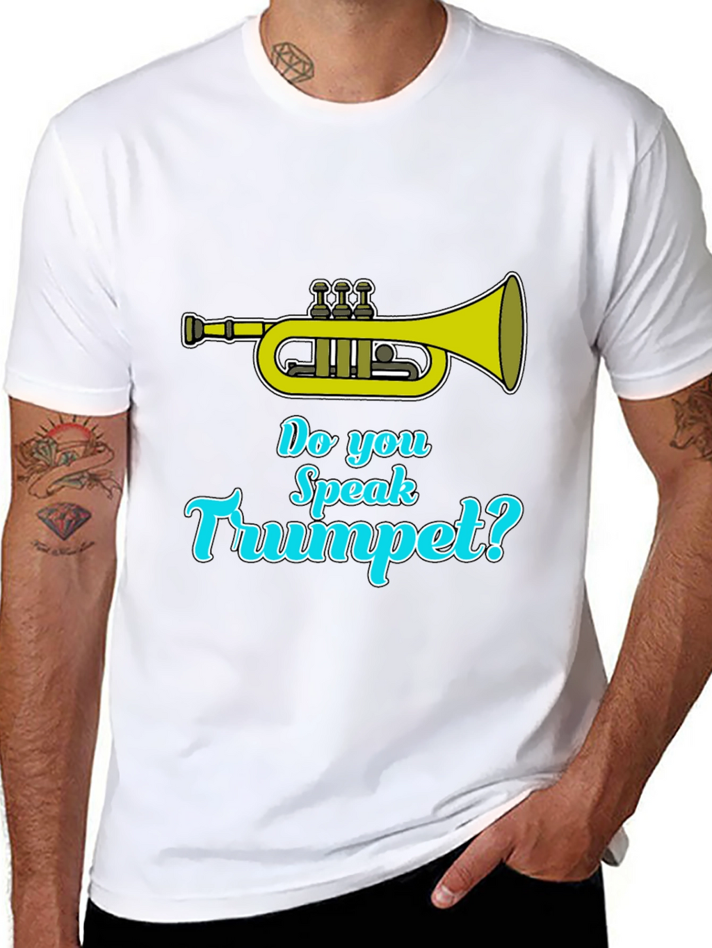 Do You Speak Trumpet? Black T-Shirt