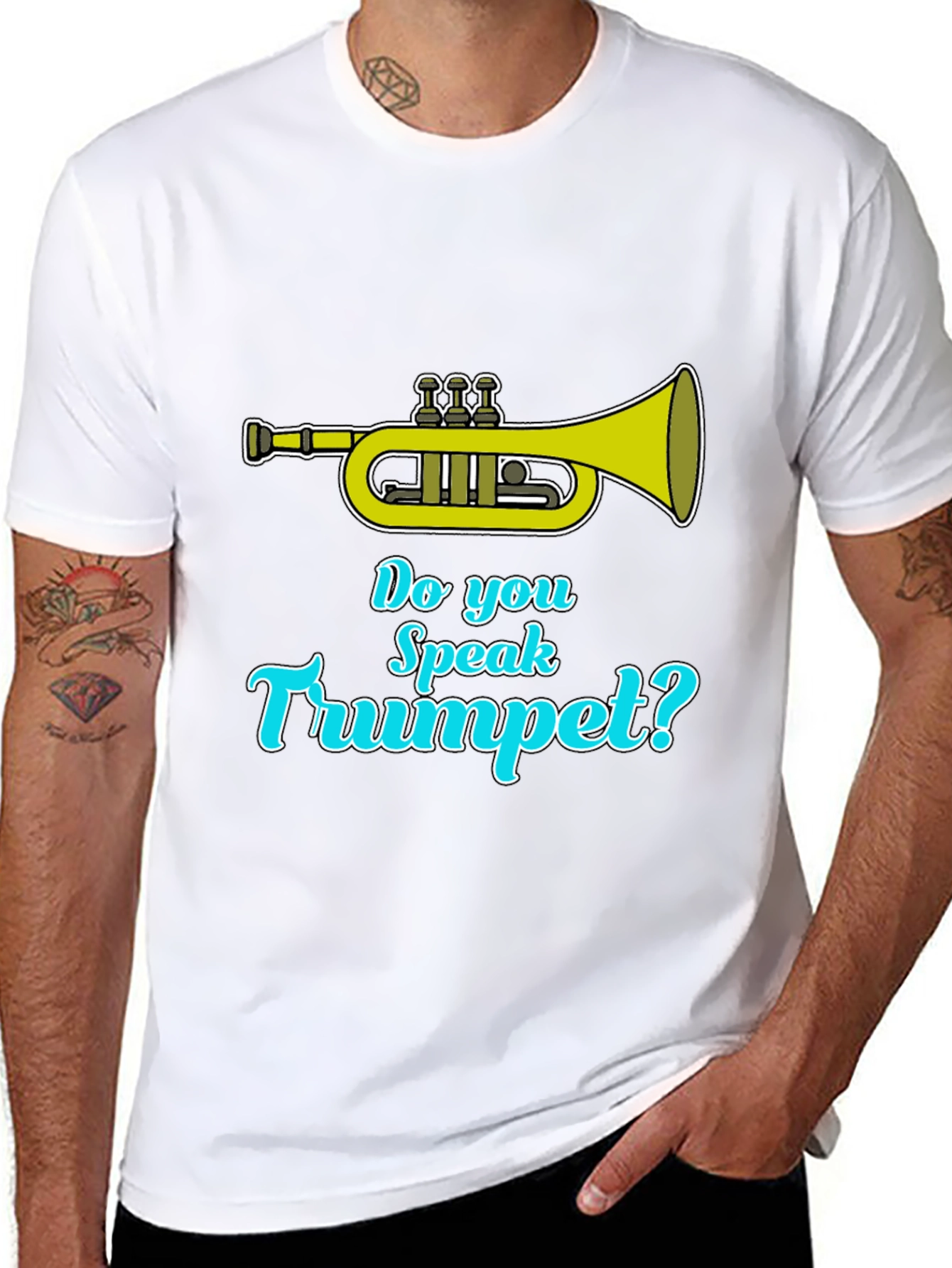 Do You Speak Trumpet? Black T-Shirt
