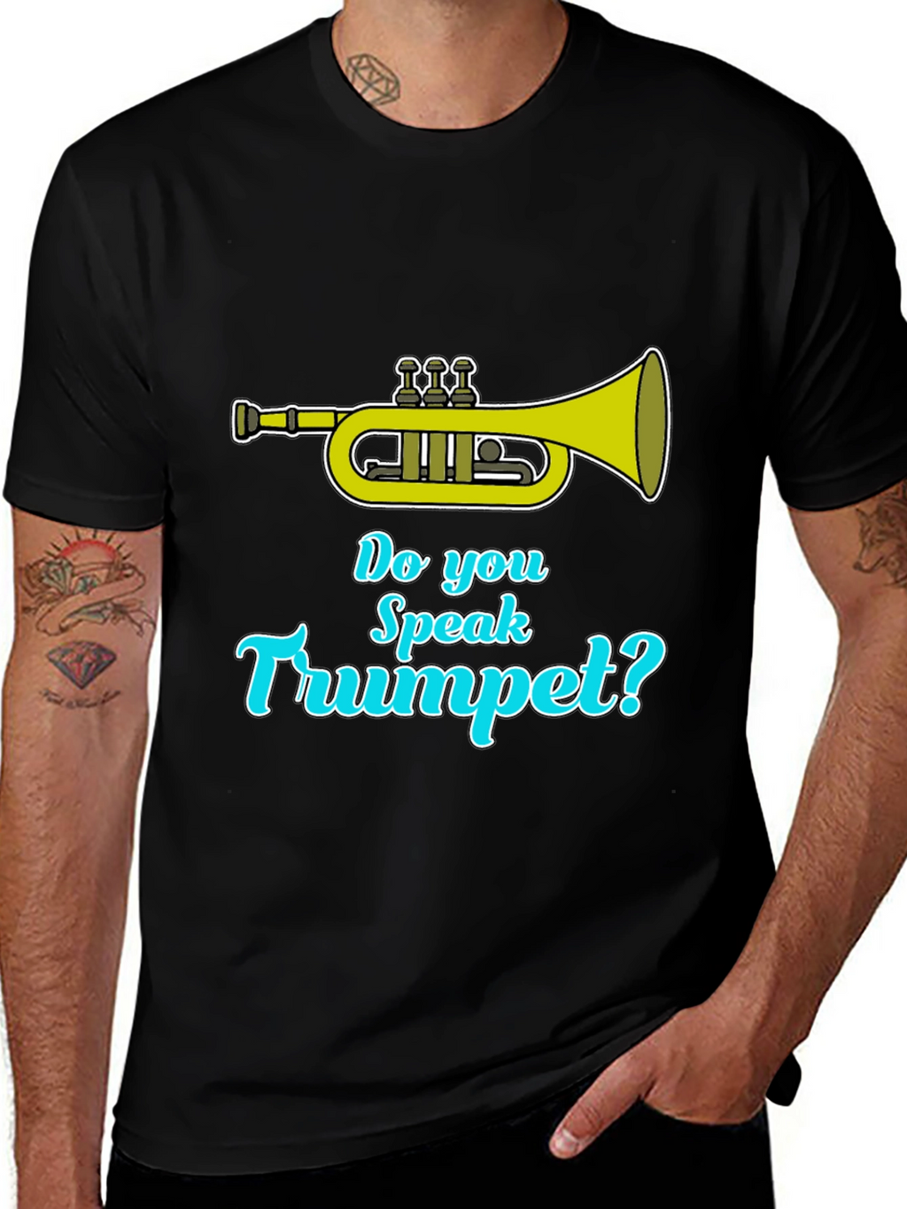 Do You Speak Trumpet? Black T-Shirt