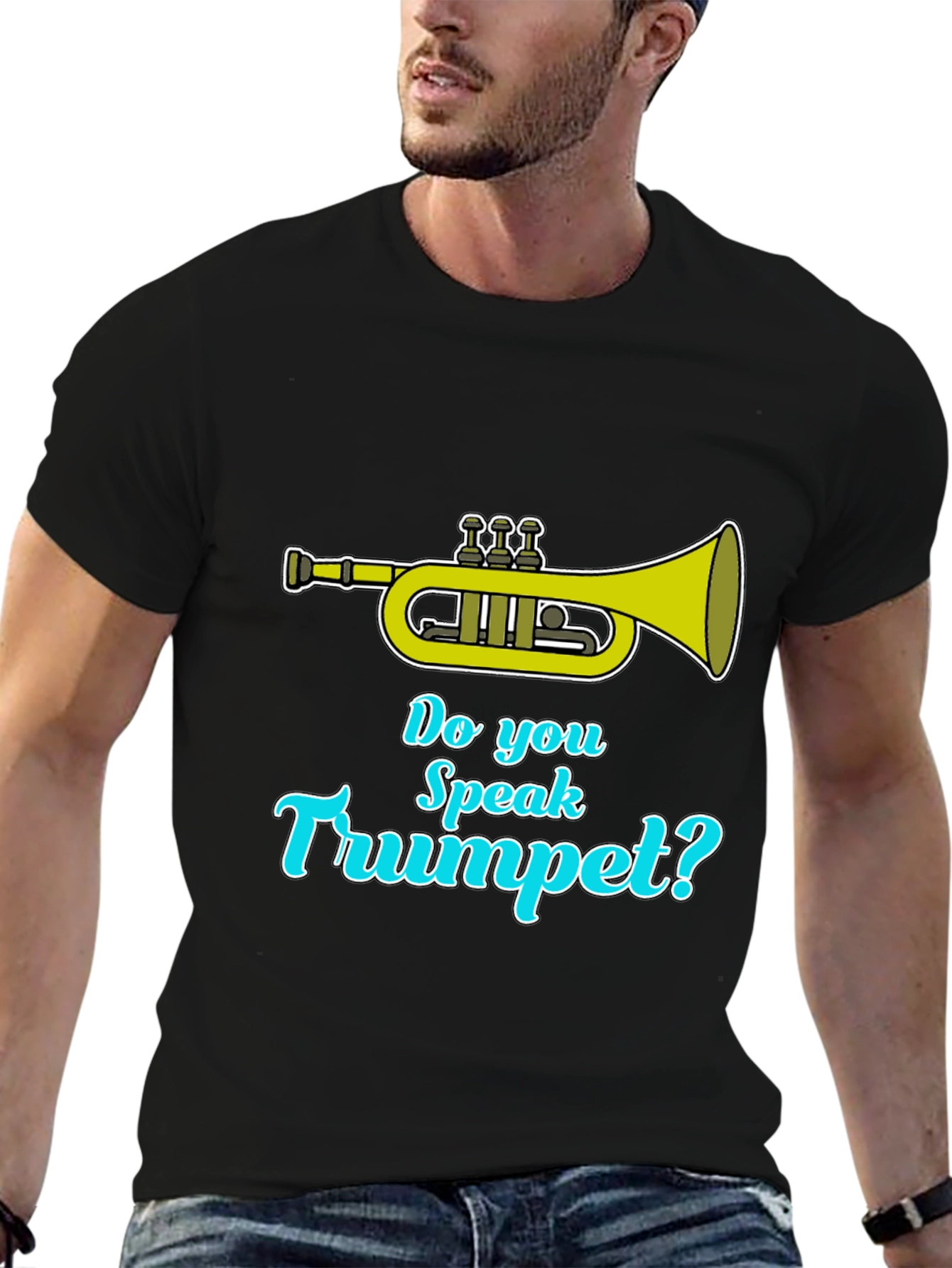 Do You Speak Trumpet? Black T-Shirt