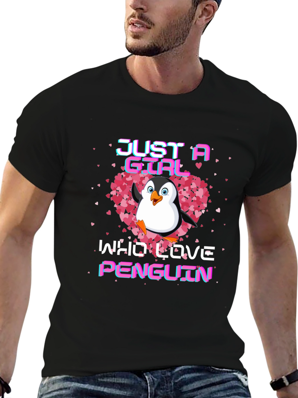 Just A Girl Who Loves Penguins T-Shirt