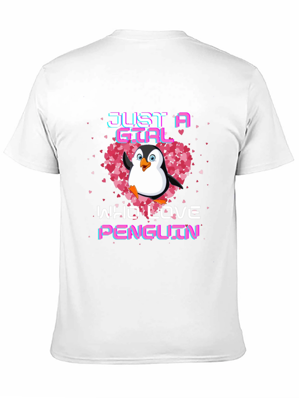Just A Girl Who Loves Penguins T-Shirt