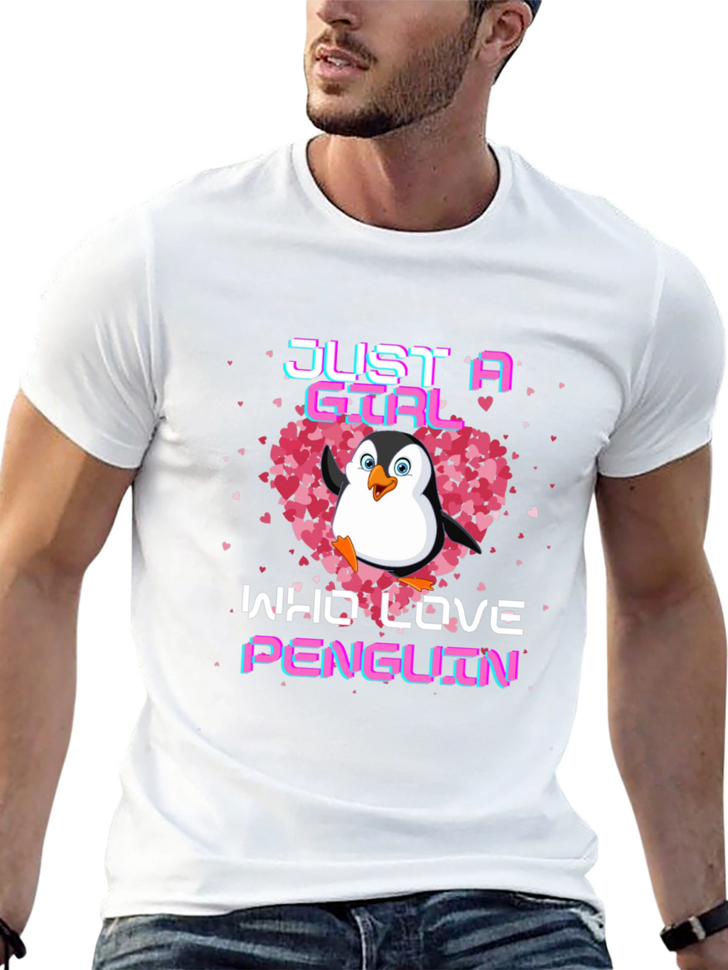 Just A Girl Who Loves Penguins T-Shirt