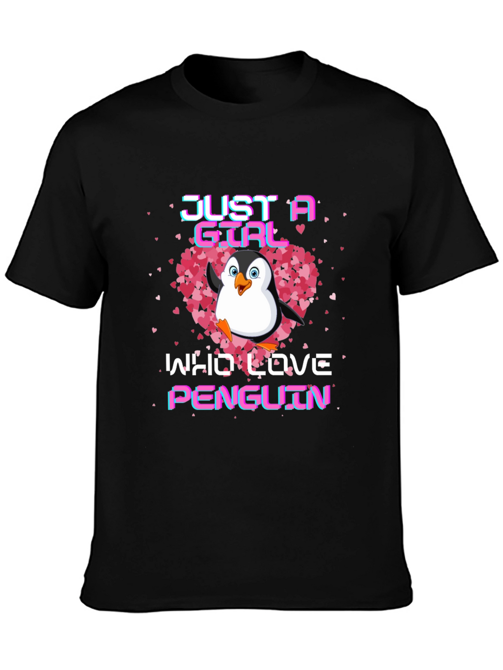 Just A Girl Who Loves Penguins T-Shirt