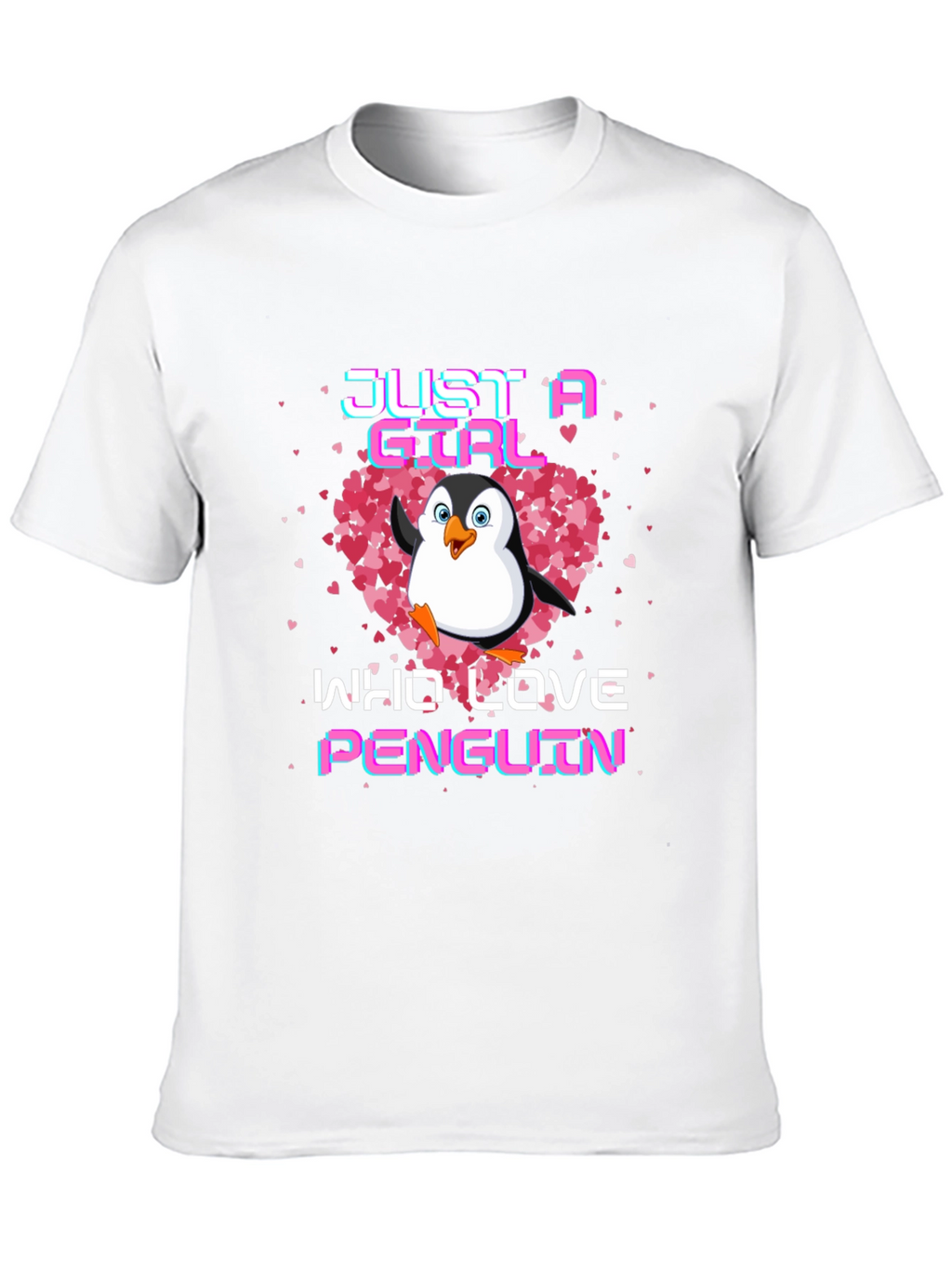 Just A Girl Who Loves Penguins T-Shirt