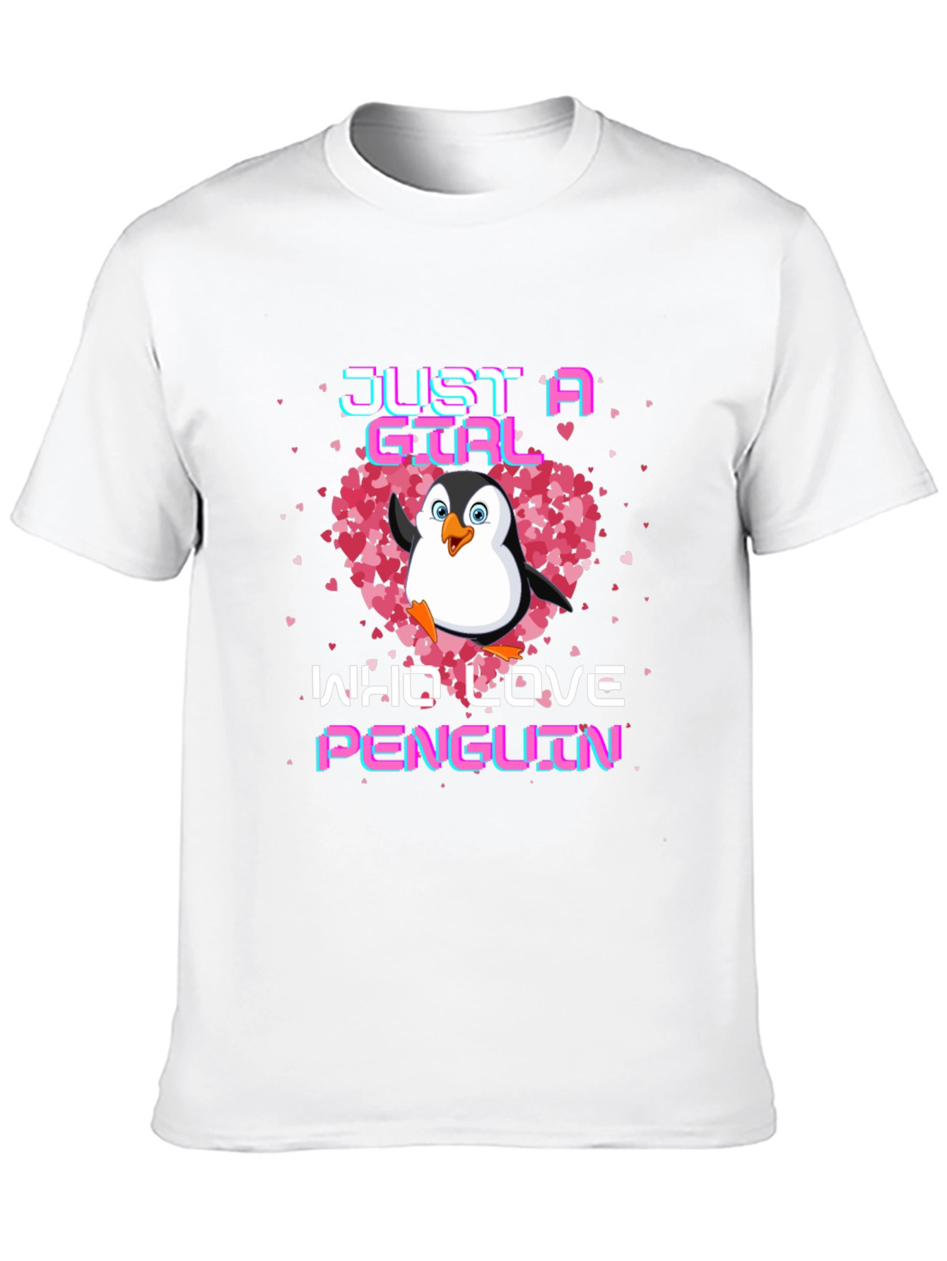 Just A Girl Who Loves Penguins T-Shirt