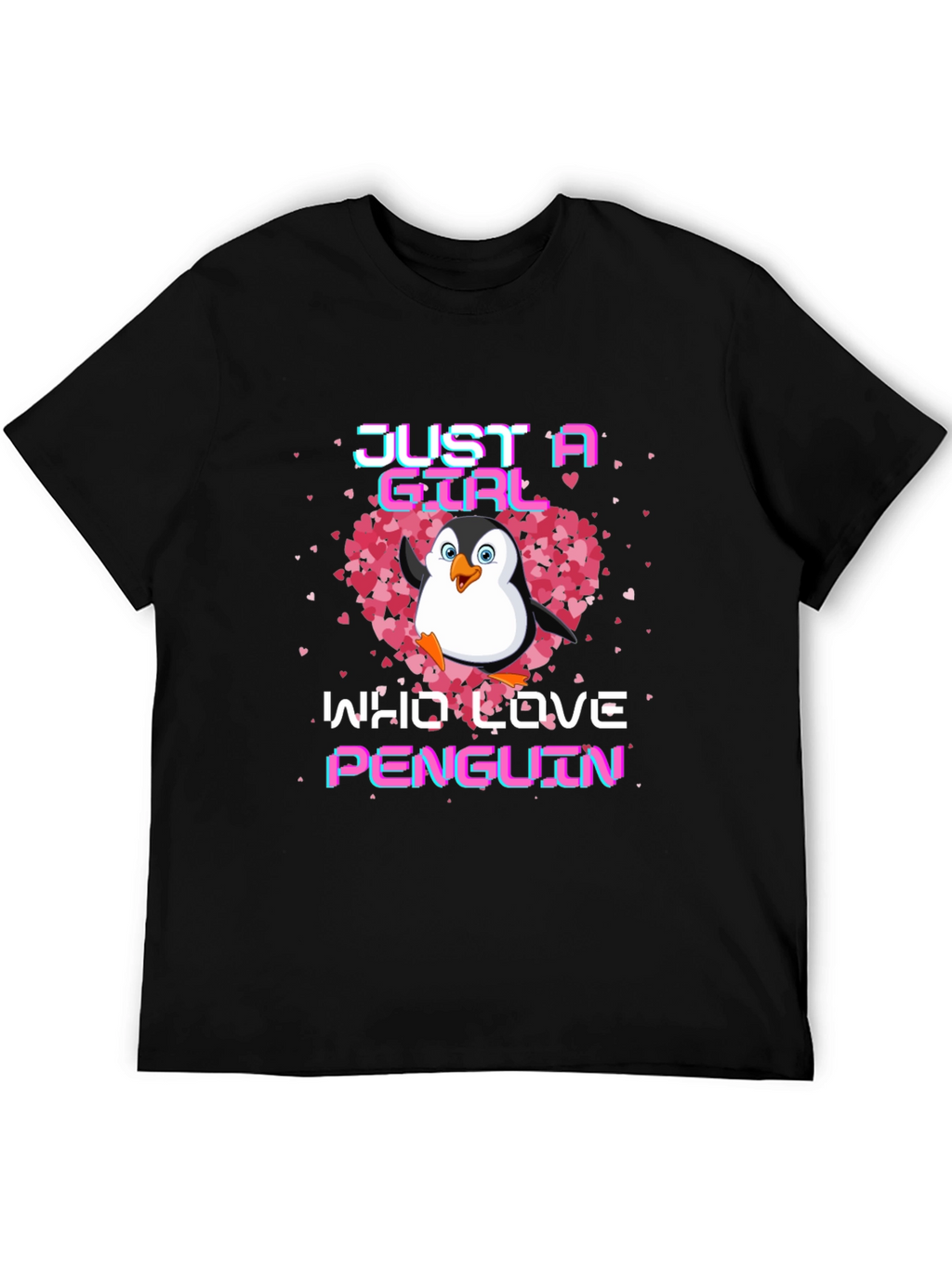 Just A Girl Who Loves Penguins T-Shirt