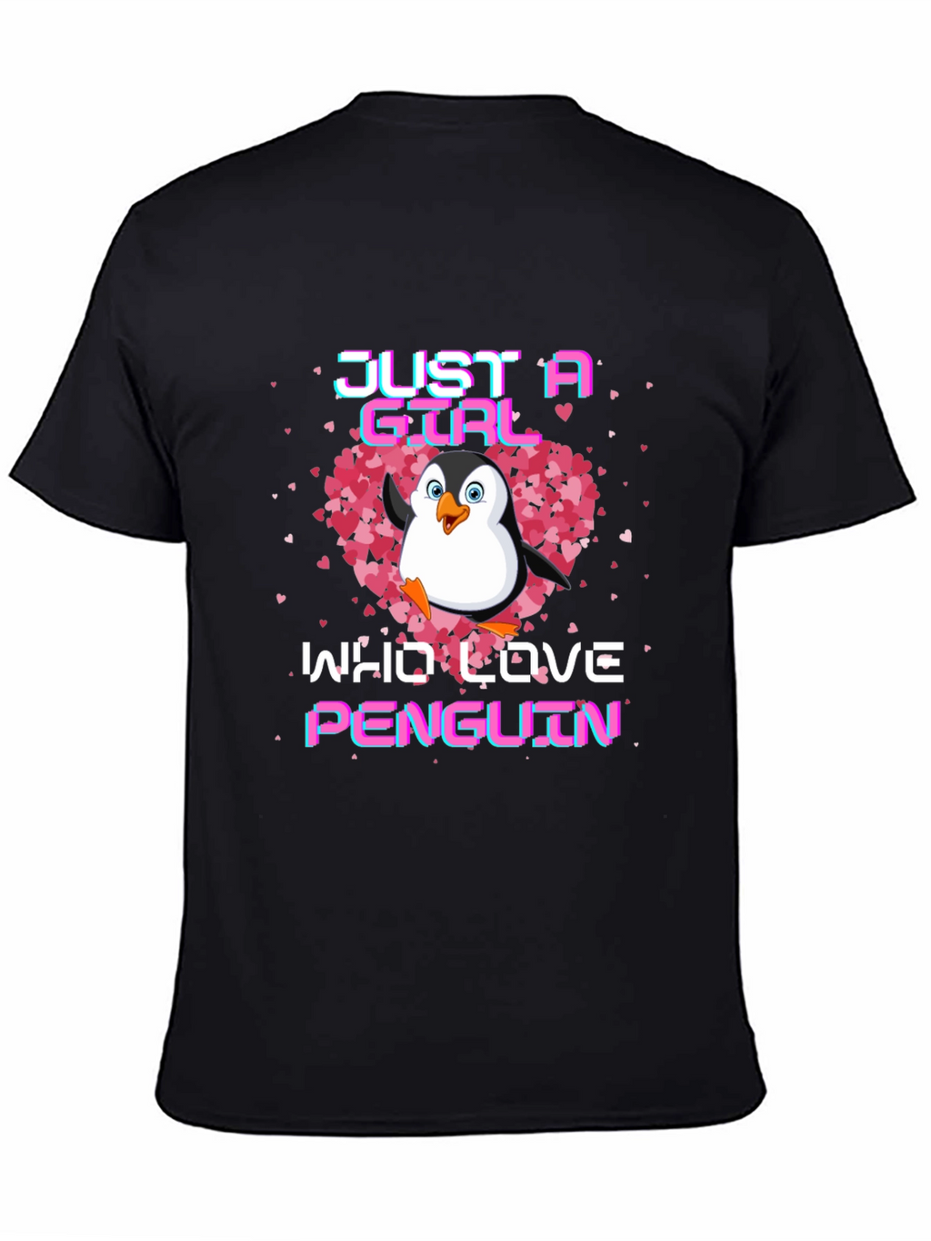 Just A Girl Who Loves Penguins T-Shirt