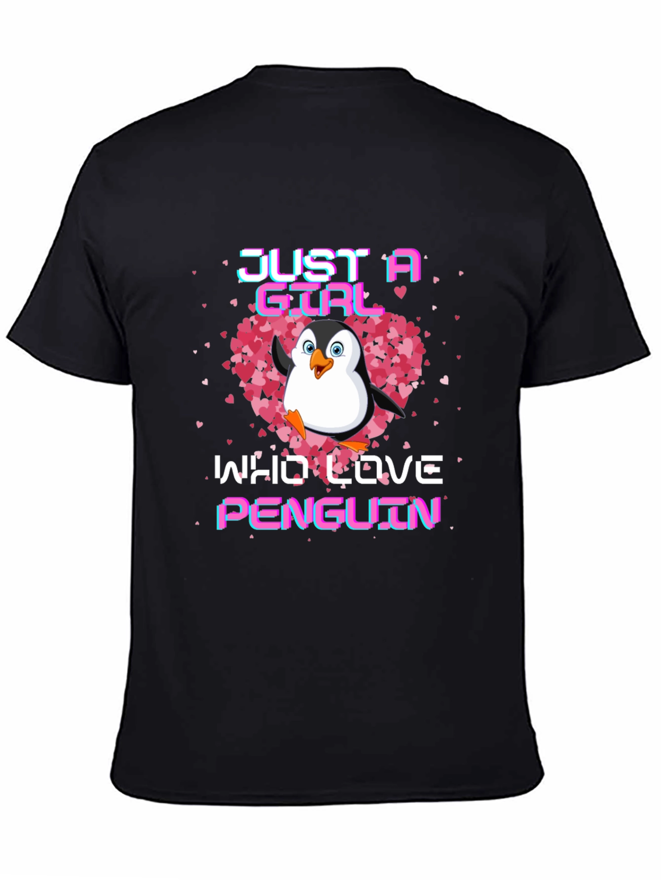 Just A Girl Who Loves Penguins T-Shirt