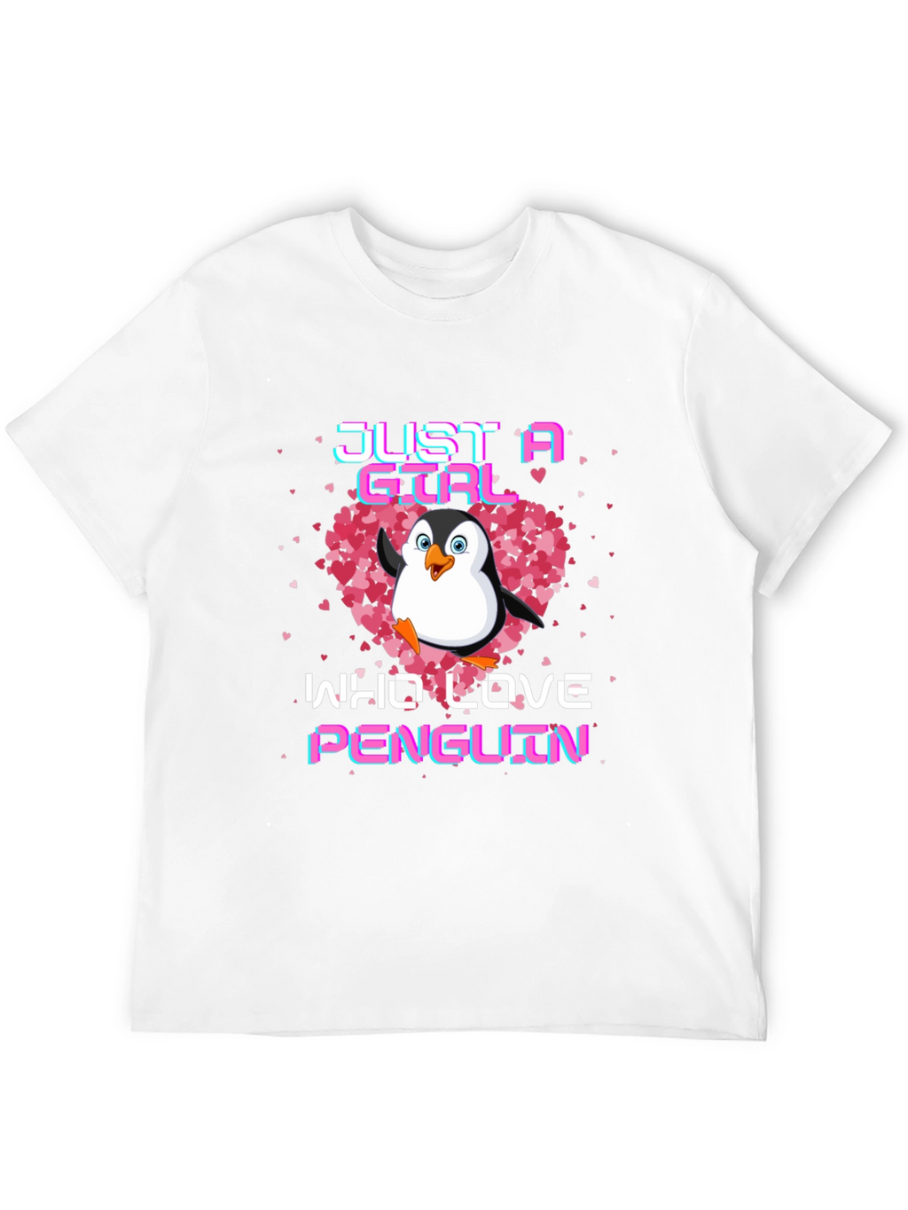 Just A Girl Who Loves Penguins T-Shirt