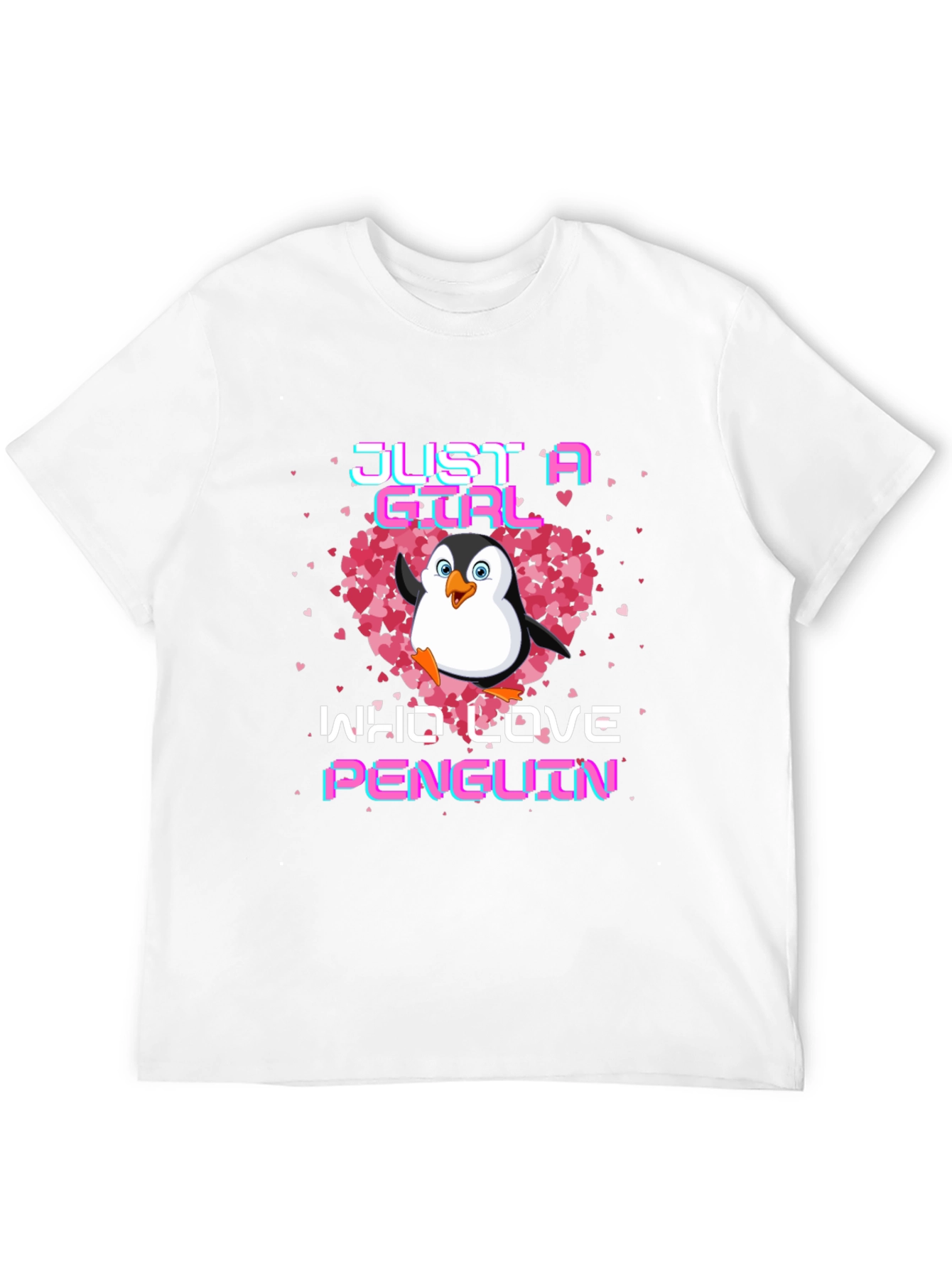 Just A Girl Who Loves Penguins T-Shirt