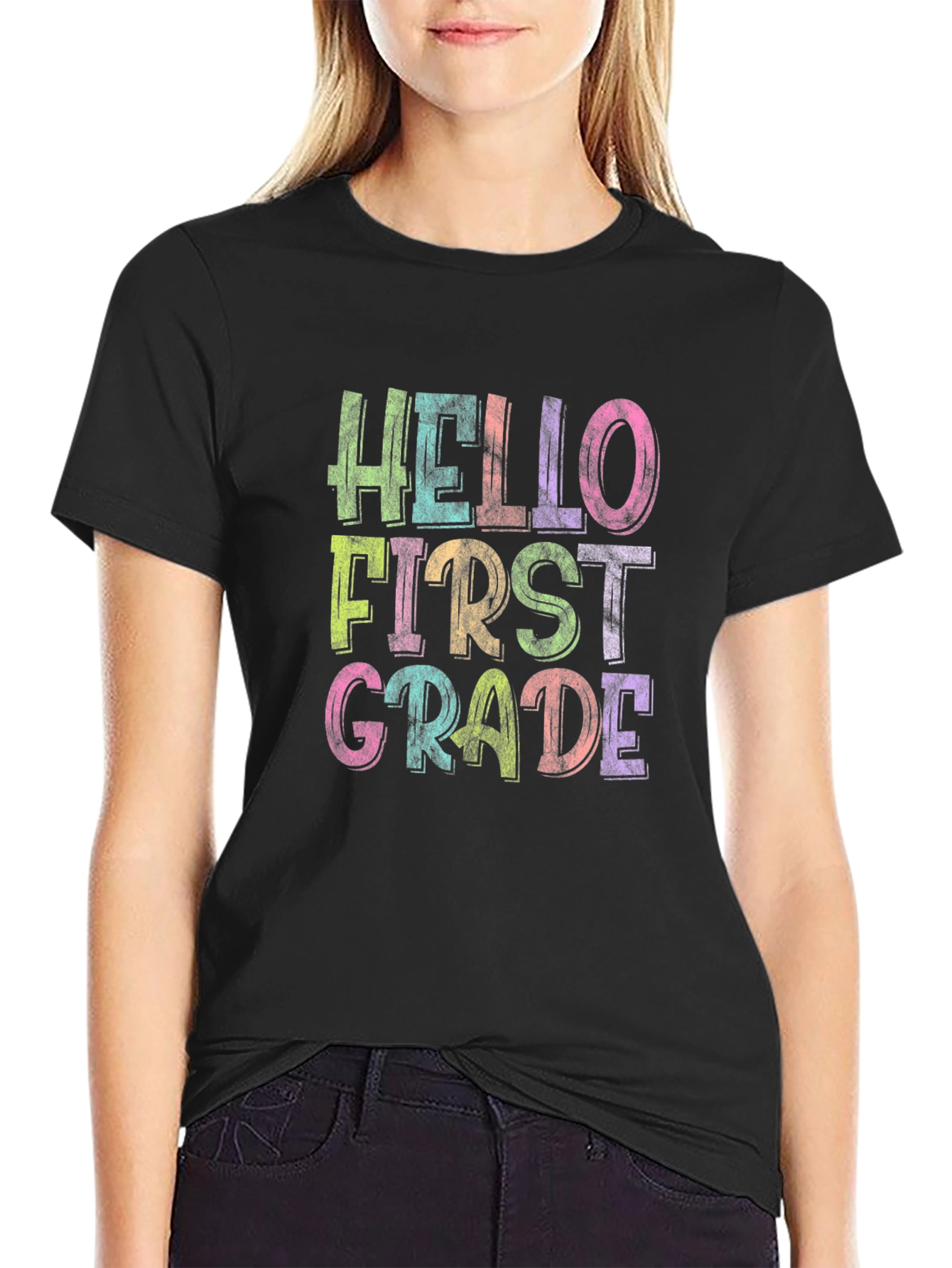 Hello First Grade T-Shirt - Back to School
