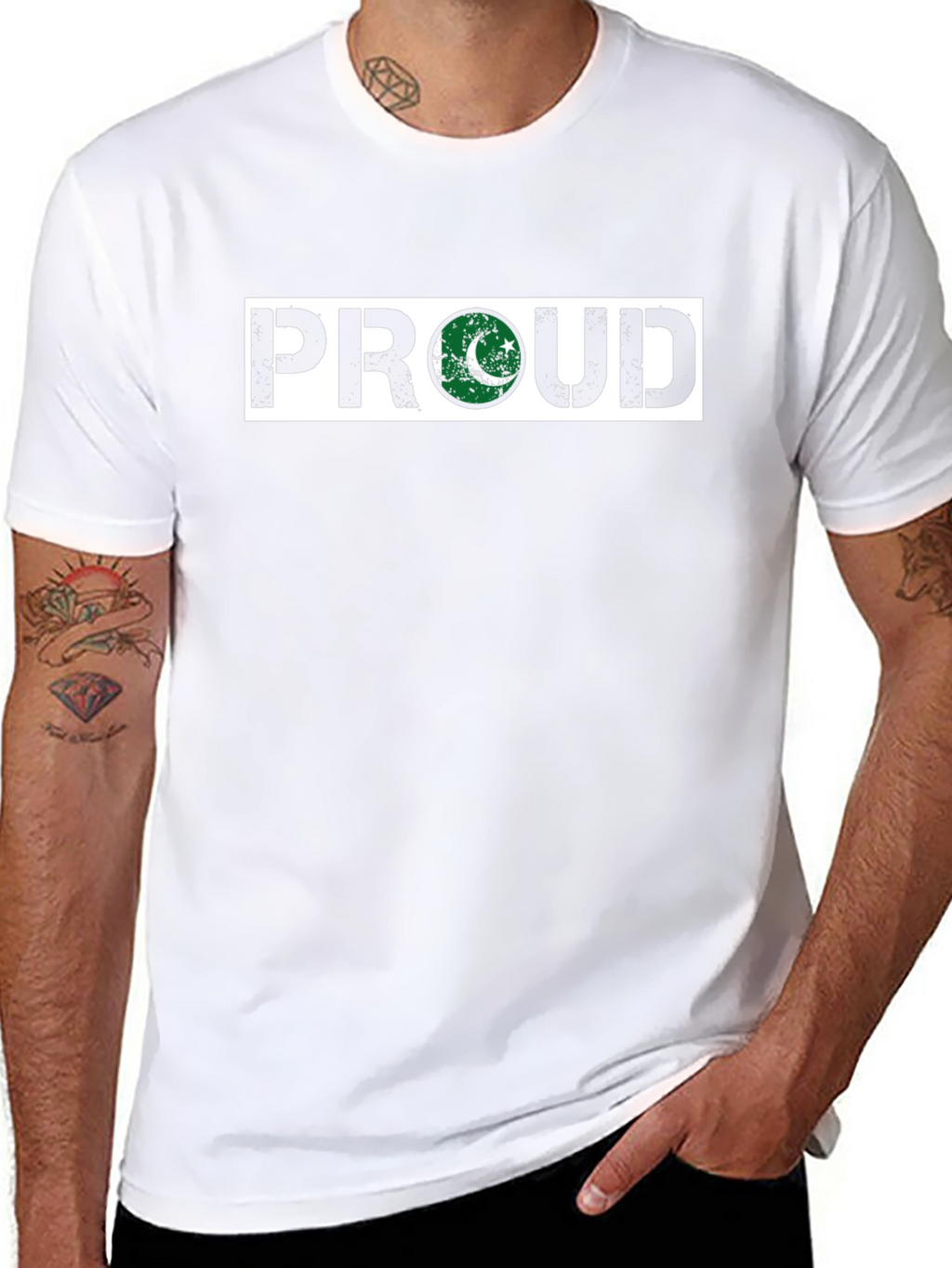 Proud Pakistan T-Shirt - Black Patriotic Tee