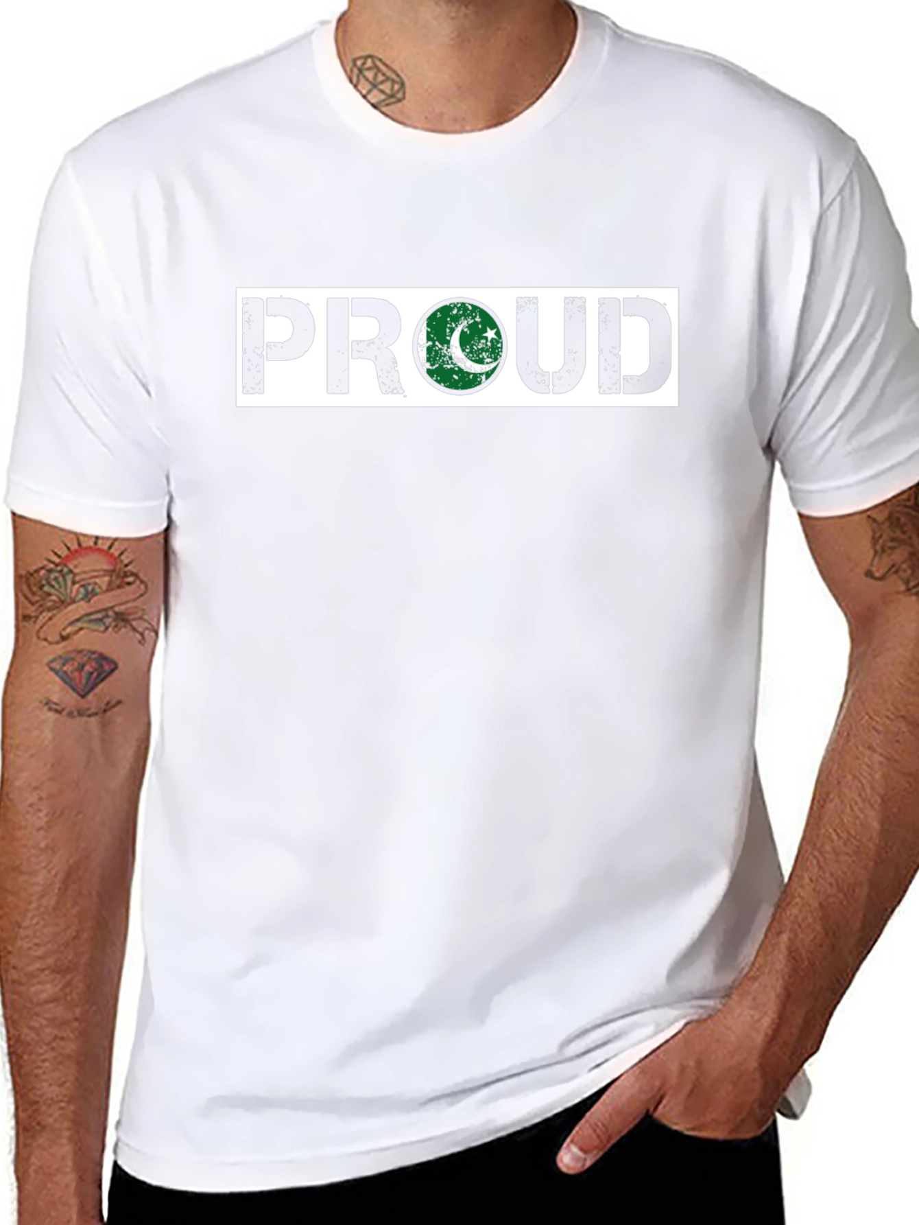 Proud Pakistan T-Shirt - Black Patriotic Tee
