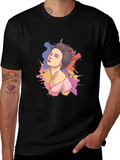 Geisha Graphic Black T-Shirt