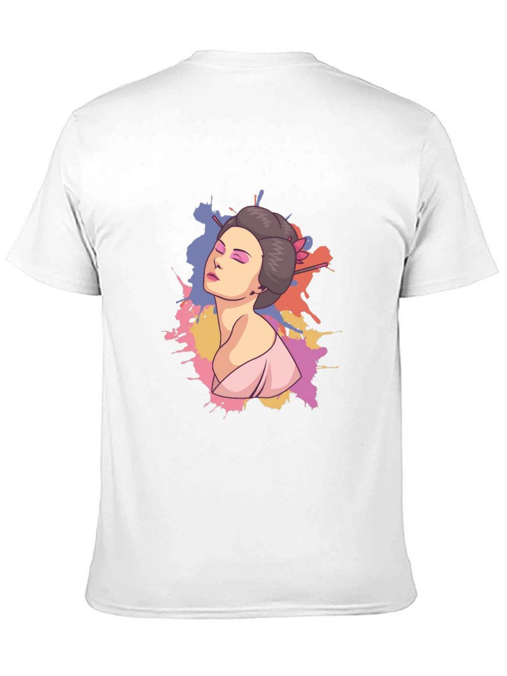 Geisha Graphic Black T-Shirt