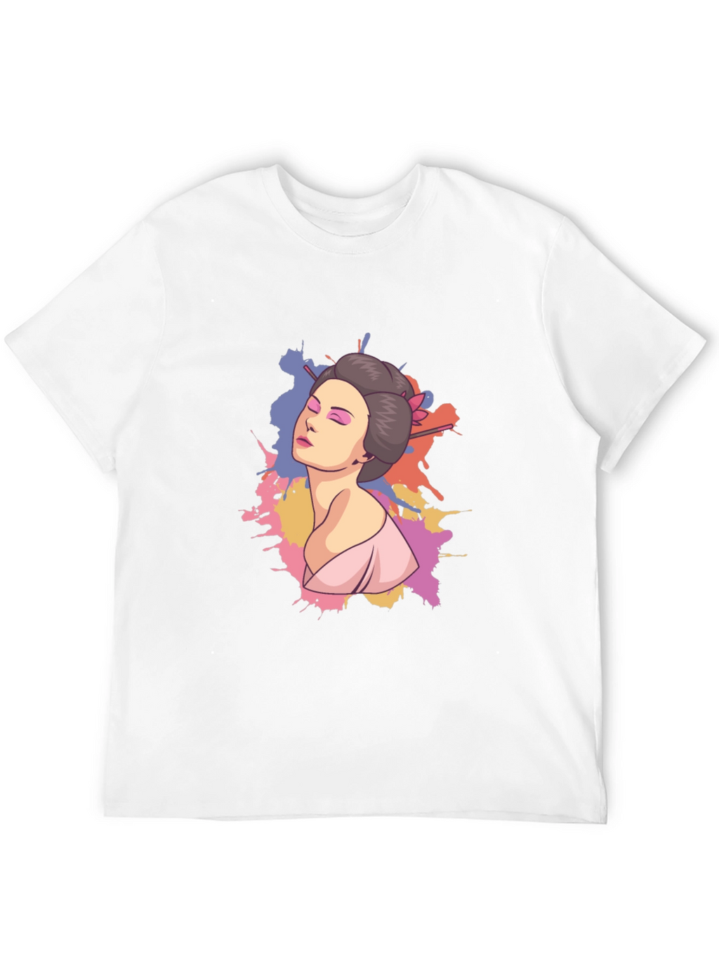 Geisha Graphic Black T-Shirt