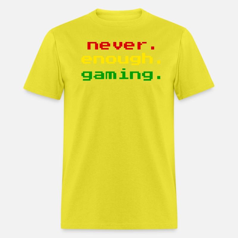 never. enough. gaming. Retro Font Design