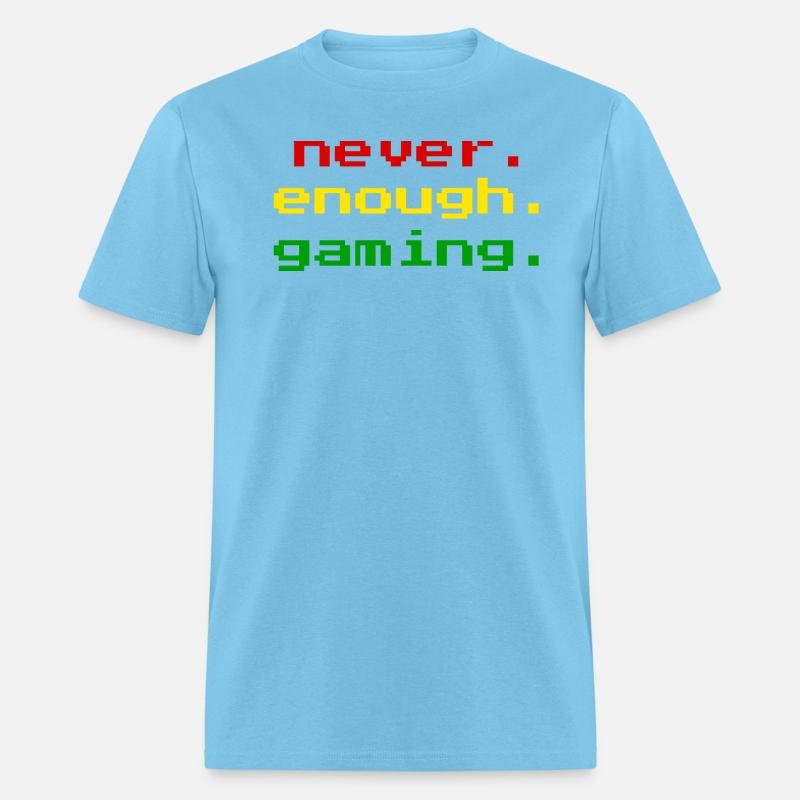 never. enough. gaming. Retro Font Design