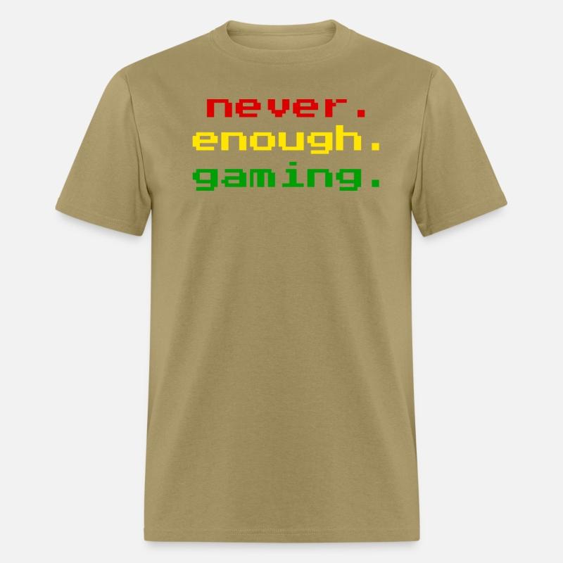 never. enough. gaming. Retro Font Design