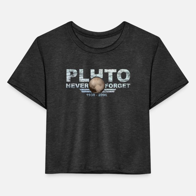 Never Forget Pluto Design Retro Style Funny Space