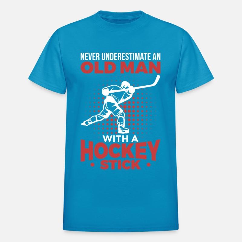 Never Underestimate An Old Hockey Player